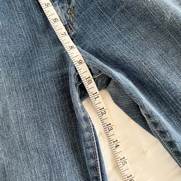 Levi’s 515 Nouveau Bootcut Mid Rise Jeans Women's  10 M | Blue Denim | EUC - Picture 9 of 11
